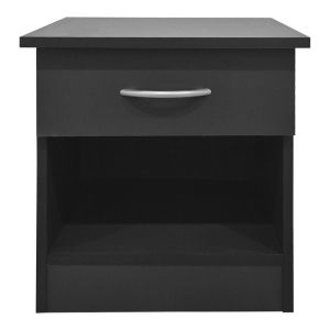Нощно шкафче Bedy антрацит 40x34x42см