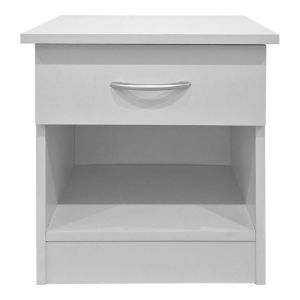 Нощно шкафче Bedy бяло 40x34x42см