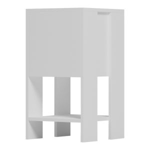 Нощно шкафче Reppo бяло 30x30x55см