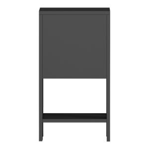 Нощно шкафче Reppo черно 30x30x55см