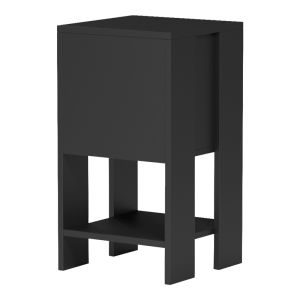 Нощно шкафче Reppo черно 30x30x55см