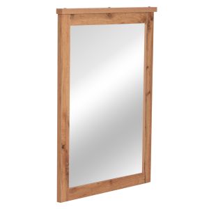 Mirror Carys HM314.12 melamine in natural wood color 73X4 (THICKNESS)X93HCM.