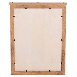 Mirror Carys HM314.12 melamine in natural wood color 73X4 (THICKNESS)X93HCM.