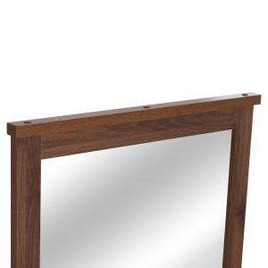 Mirror Rosemary HM314.11 melamine in walnut/wenge color 73X4X93 cm.