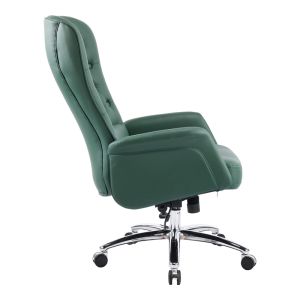 Офис стол Kaline зелен, PU 69x79x115-123см