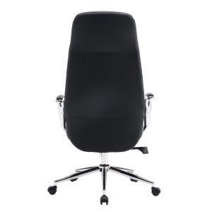 Офис стол Teeter HM18355.01 черна изкуствена кожа - хромирана основа 67X66X121ВСМ.