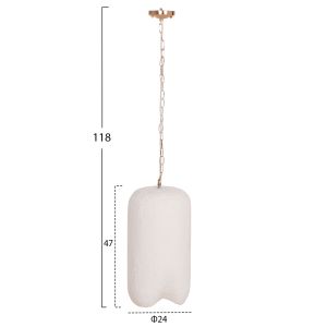 ПОЛИЛЕЙ LOGKY HM4704.02S ФИБРОЦИМЕНТ В БЯЛО D24X47HCM
