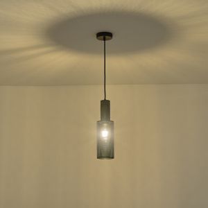 Полилей от бетон и метал, единична лампа, 1XΕ27 Max 15W Ø100X1840MM, черен, Arte Illumina Scouro