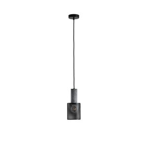 Полилей от бетон и метал, единична лампа, 1XΕ27 Max 15W Ø120X1760MM, черен, Arte Illumina Scouro