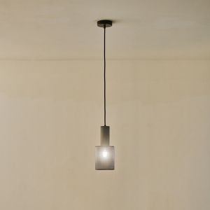 Полилей от бетон и метал, единична лампа, 1XΕ27 Max 15W Ø120X1760MM, черен, Arte Illumina Scouro