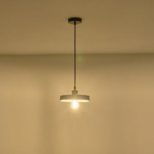 Полилей от бетон и метал, единична лампа, 1XΕ27 Max 15W Ø210X1575MM, сива, Arte Illumina Yeso
