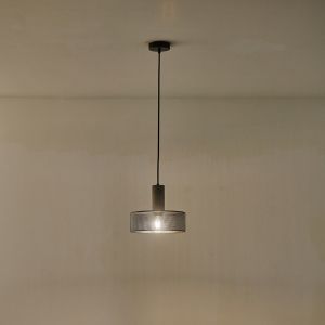 Полилей от бетон и метал, единична лампа, 1XΕ27 Max 15W Ø255X1700MM, черен, Arte Illumina Scouro