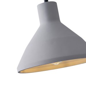 Полилей от бетон, единичен, 1XΕ27 Max 15W Ø240X1710MM сив, Arte Illumina Yeso