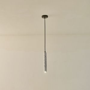 Полилей от бетон, единична Led лампа, 3W, 280LM, 3000K, Ø45X1800MM, бяла, Arte Illumina Salpico