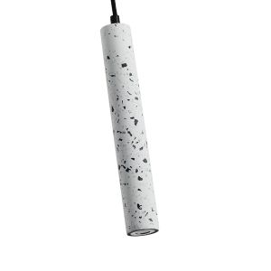 Полилей от бетон, единична Led лампа, 3W, 280LM, 3000K, Ø45X1800MM, бяла, Arte Illumina Salpico