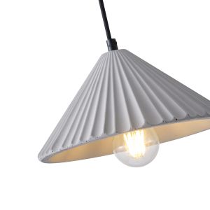 Полилей от бетон, единична, 1XΕ27 Max 15W Ø250X1640MM сива, Arte Illumina Platre