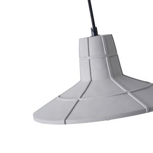 Полилей от бетон, единична, 1XΕ27 Max 15W Ø320X1660MM сива, Arte Illumina Arme