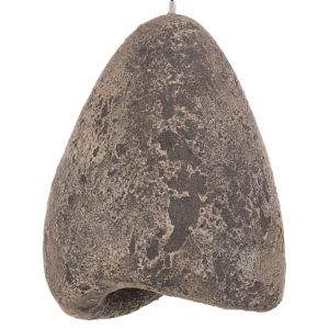 Полилей с камък, текстил Stoner (s) FB94417.04 сива-- 37X30X45ВСМ.