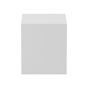 Double side table, white, 40x35x40 cm