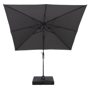 Professional umbrella 2.7X2.7M with water base Javante HM10857.01 gray aluminum and cyanur