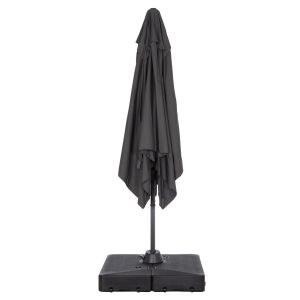Professional umbrella 2.7X2.7M with water base Javante HM10857.01 gray aluminum and cyanur