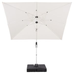 Professional umbrella 2.7X2.7M with water base Javante HM10857.02 white aluminum with shade
