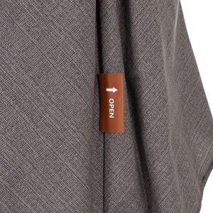 Professional umbrella 3X3M Gladell HM6604.01 gray acrylic - anodized aluminum