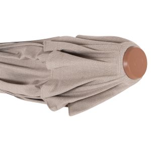 Professional umbrella 3X3M Gladell HM6604.02 beige acrylic - thermally transferred aluminum