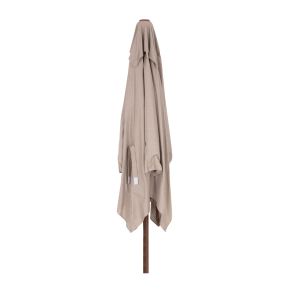 Professional umbrella 3X3M Gladell HM6604.02 beige acrylic - thermally transferred aluminum