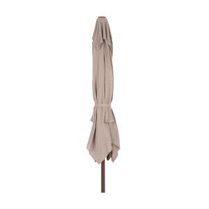 Professional umbrella 3X3M Gladell HM6604.02 beige acrylic - thermally transferred aluminum