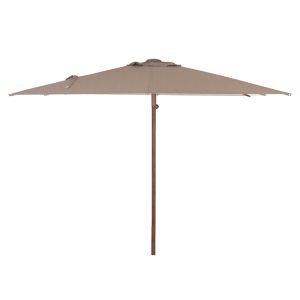 Professional umbrella 3X3M Gladell HM6604.02 beige acrylic - thermally transferred aluminum