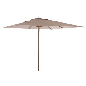 Professional umbrella 3X3M Gladell HM6604.02 beige acrylic - thermally transferred aluminum