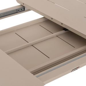 РАЗТЕГАТЕЛНА ТРАПЕЗАРНА МАСА SYMPO HM6415.05 БЕЖОВ АЛУМИНИЕВ 220-300X100X75ВСМ.