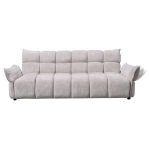 Разтегащ диван Melu HM3314.02 бежов плат - седалка с пружини с джоб 240-250X90X85ВСМ.