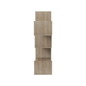 Стенен рафт Tibet sonoma 120x22x67см