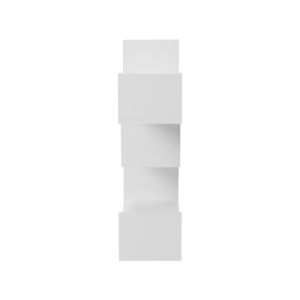 Стенен рафт Тибет бял 120x22x67см