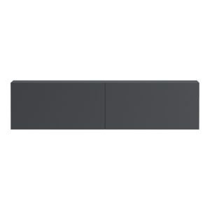 Стенен ТВ шкаф с LED Rival антрацит 120x35x30см