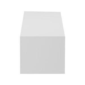 Стенен ТВ шкаф с LED Rival бял 120x35x30см