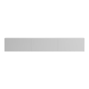Стенен ТВ шкаф с LED Rival бял 180x35x30см