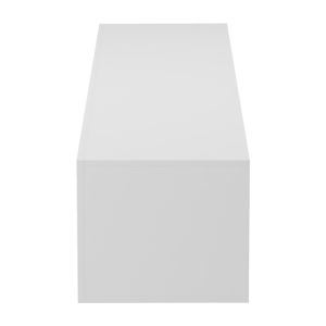 Стенен ТВ шкаф с LED Rival бял 180x35x30см