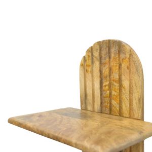 Стенна етажерка Arcadia 3 бр. масивно мангово дърво в естествен нюанс 30x20x40см