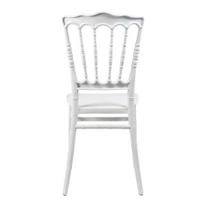 Napoleon chair, white, 38.5x46.5x89cm