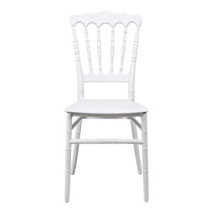 Napoleon chair, white, 38.5x46.5x89cm