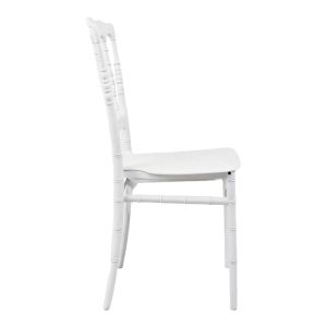 Napoleon chair, white, 38.5x46.5x89cm