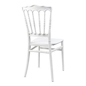 Napoleon chair, white, 38.5x46.5x89cm