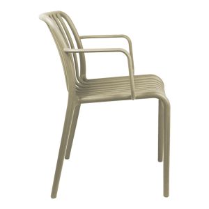 Zoi pp chair in cappuccino 55.5x57.5x79cm