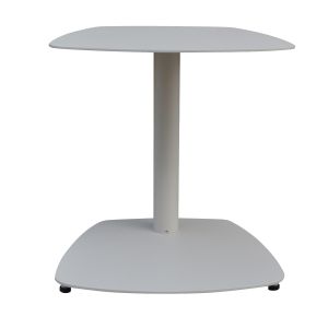 Странична маса за шезлонг Caret HM6563.02, алуминий в бяло, 40X39X42ВСМ.
