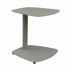 Странична маса за шезлонг HM6563.03, алуминий в светло сиво (taupe) 40X39X42HСМ.