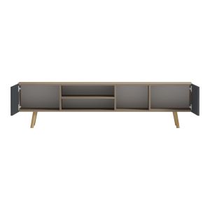 ТВ шкаф Osclo sonoma-антрацит 160x30x53.5см
