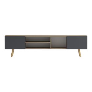 ТВ шкаф Osclo sonoma-антрацит 160x30x53.5см